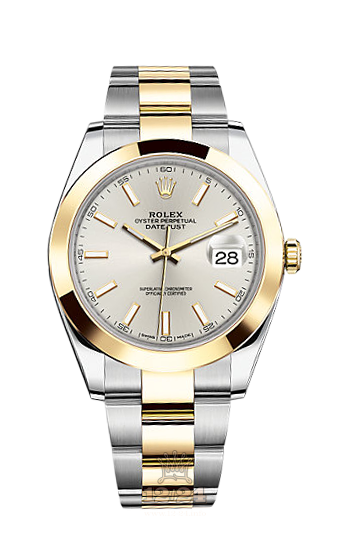 Rolex Datejust Watch 126303-0001 41 mm Steel / Yellow gold Case Silver Dial