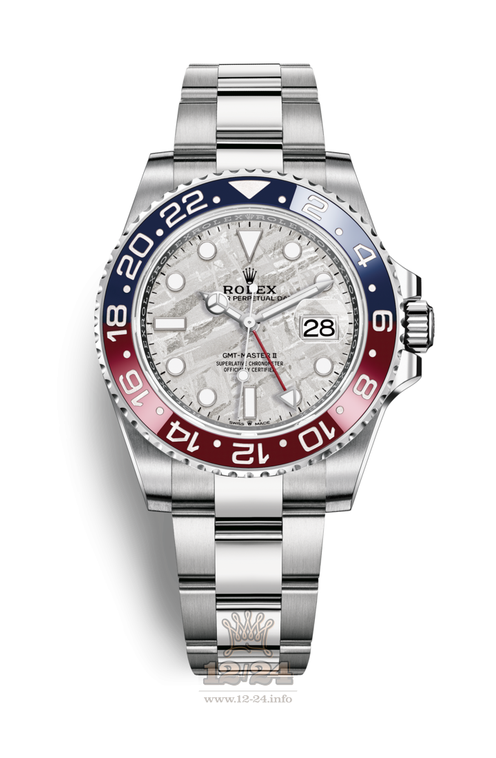 Rolex GMT-Master II Watch 126719blro-0002 40 mm White gold Case Gray Dial
