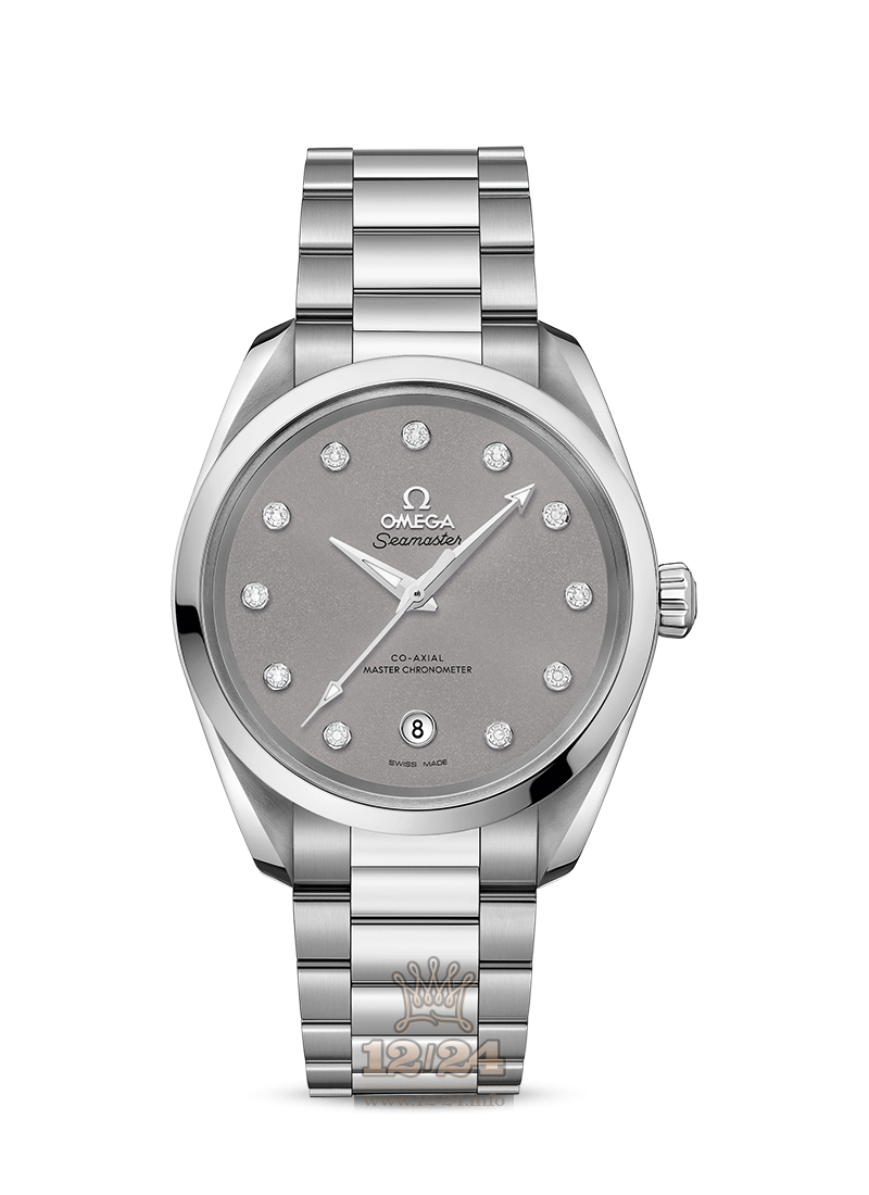 Omega Aqua Terra 150 M Watch 220.10.38.20.56.001 38 mm Stainless steel Case Gray Dial