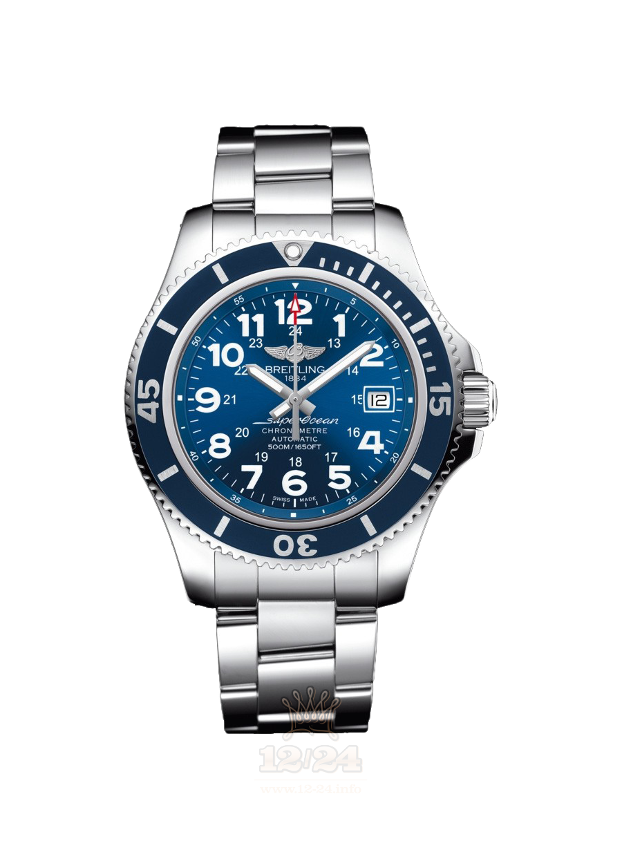 Breitling Superocean Watch A17365D1|C915|161A 42 mm Stainless steel Case Dark blue Dial