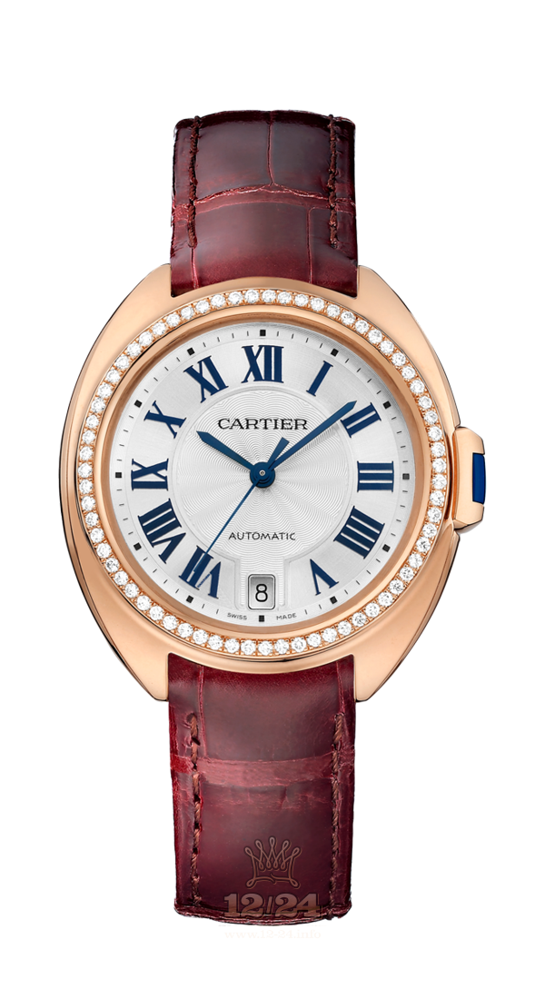 Cartier Cle de Cartier Watch WJCL0048 35 mm Pink gold Case Silver Dial