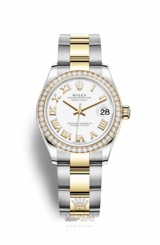 Rolex Datejust Watch 278383rbr-0001 31 mm Stainless steel Yellow gold Case White Dial