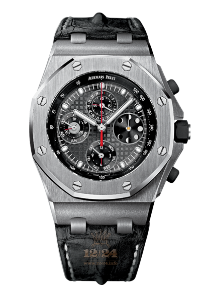 Audemars Piguet Royal Oak Offshore Watch 26209TI.OO.D101CR.01 42 mm Titanium Case Black Dial