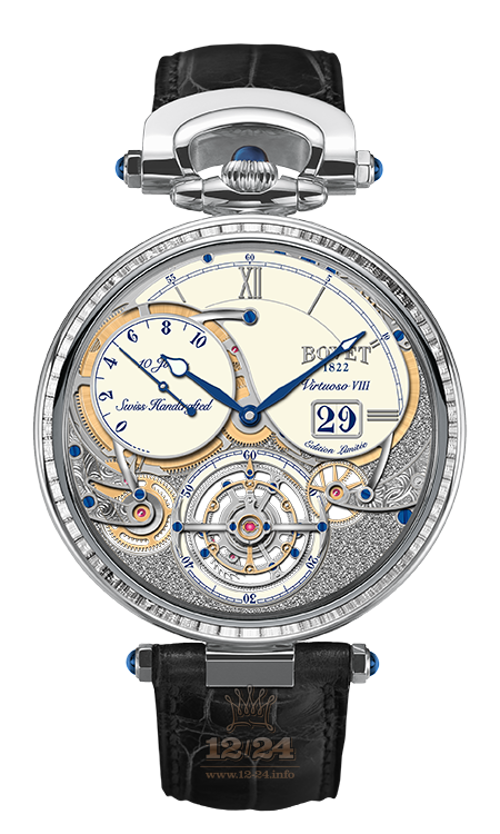 Bovet Fleurier Grandes Complications Watch T10GD006-SB1 44 mm White gold Case White Dial