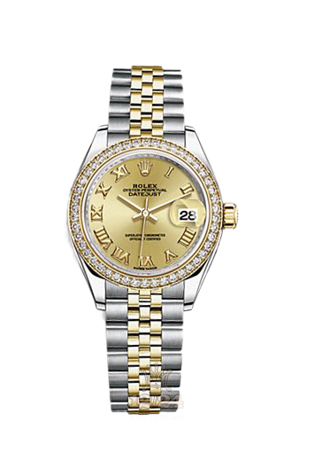 Rolex Datejust Watch 279383rbr-0009 28 mm Steel / Yellow gold Case Golden Dial