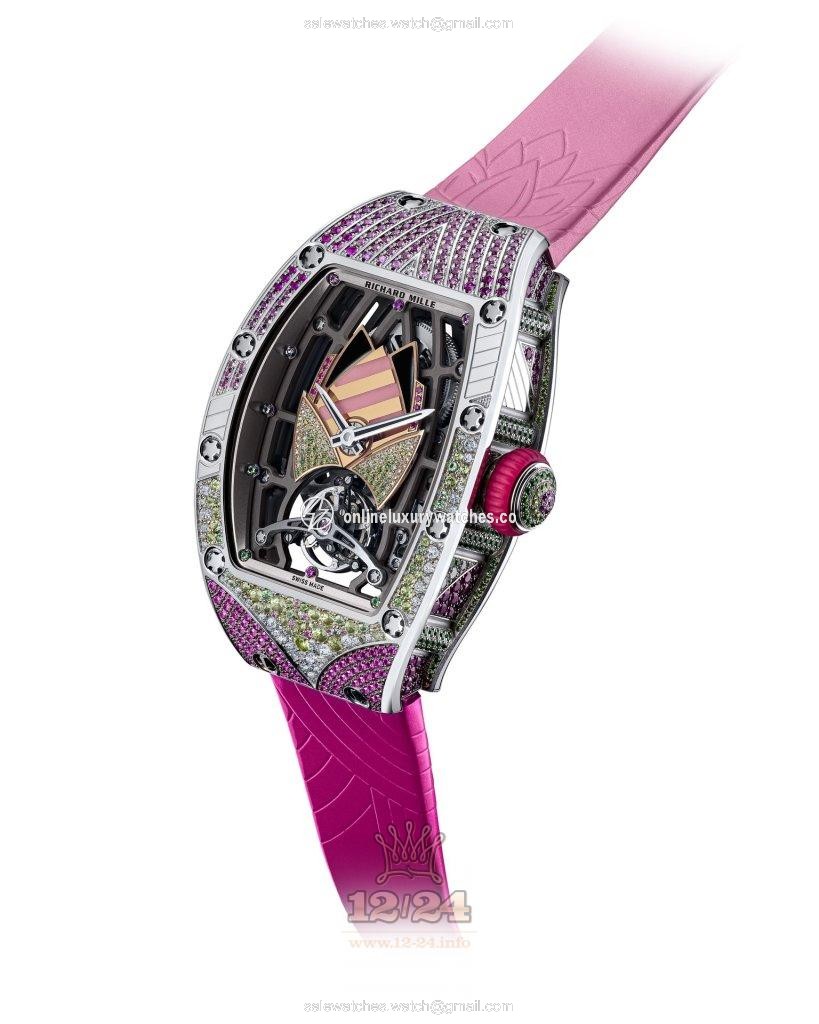 Richard Mille Women's Collection Watch RM 71-02 Bianca 52 mm White gold Case