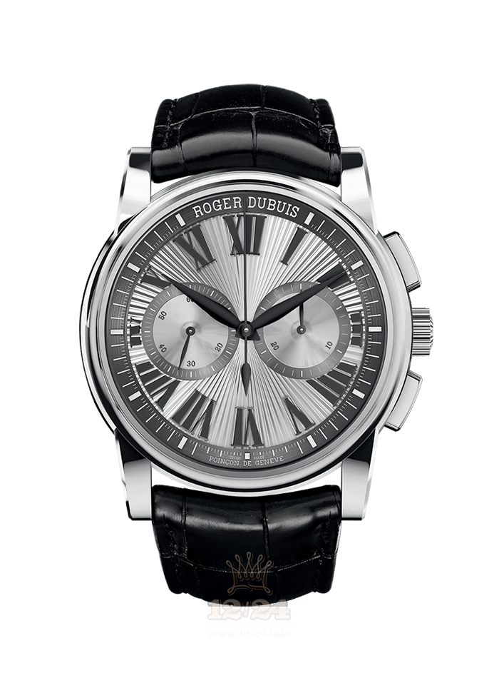 Roger Dubuis Hommage Watch RDDBHO0567 42 mm White gold Case Gray Silver Dial