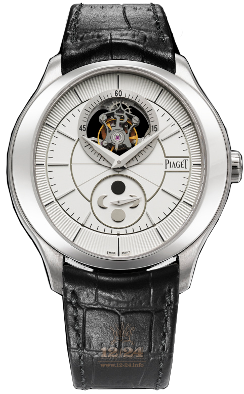 Piaget Black Tie Watch G0A38114 43 mm White gold Case Silver Dial