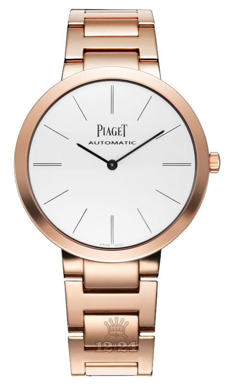 Piaget Altiplano Watch G0A40105 34 mm Pink gold Case White Dial