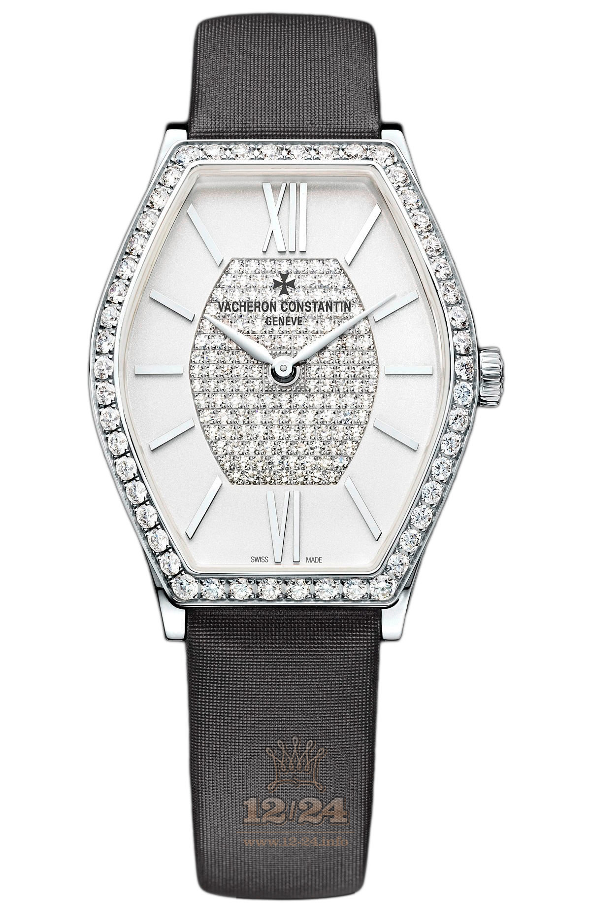 Vacheron Constantin Malte Watch 25530/000G-9801 28 mm White gold Case White Silver Dial