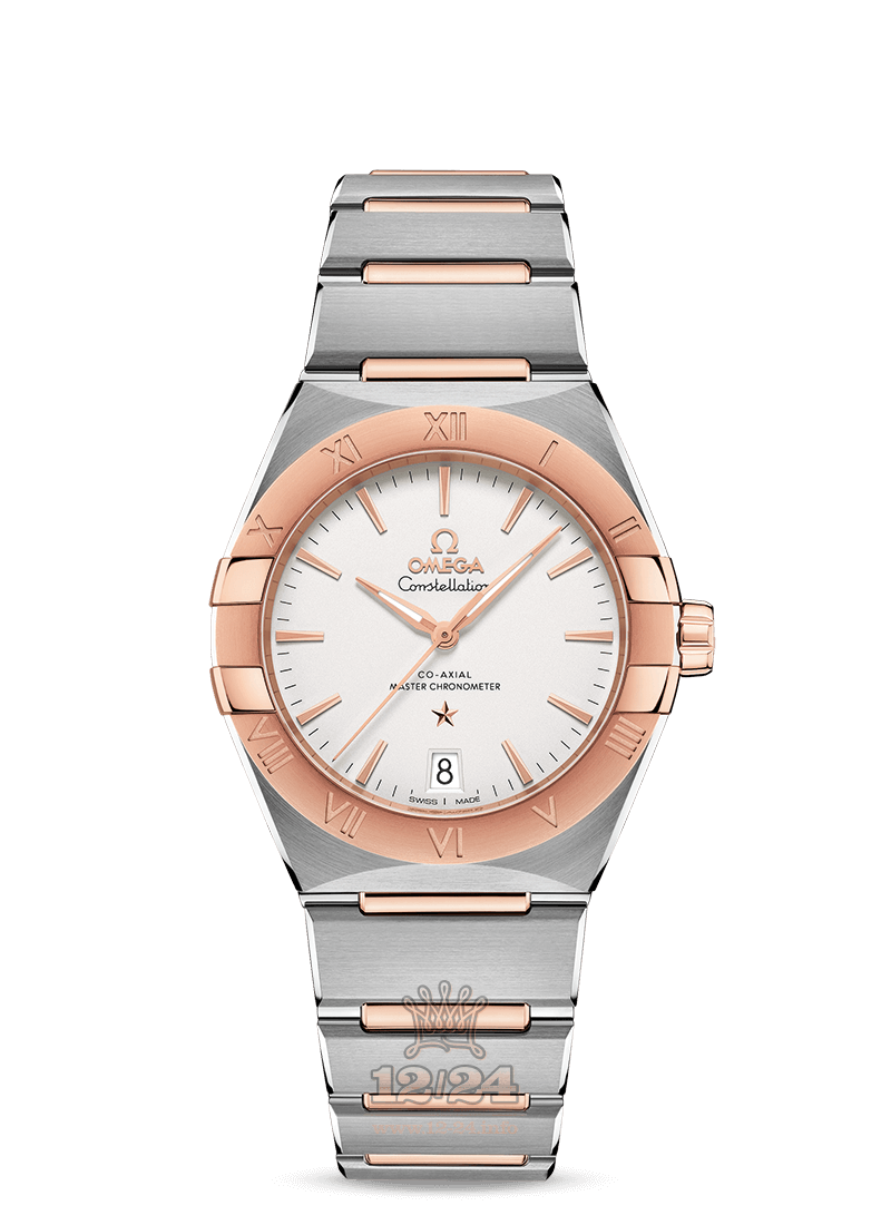 Omega Constellation Watch 131.20.36.20.02.001 36 mm Stainless steel Pink gold Case Silver Dial