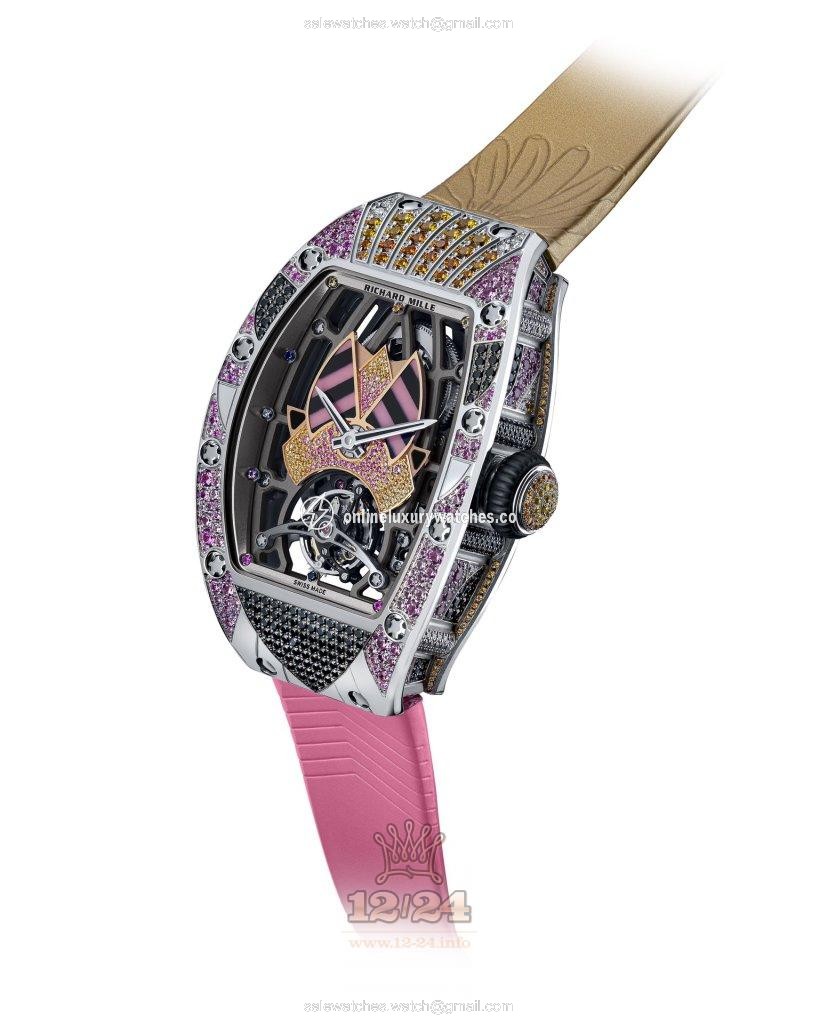 Richard Mille Women's Collection Watch RM 71-02 Gloria 52 mm White gold Case
