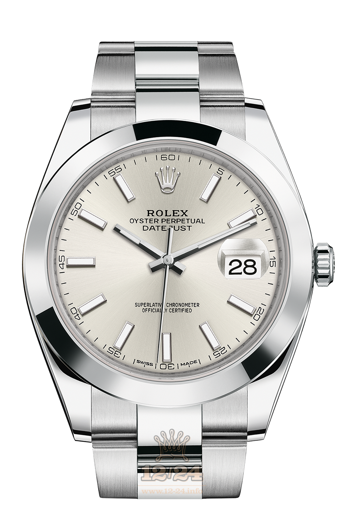 Rolex Datejust Watch 126300-0003 41 mm Stainless steel Case Silver Dial