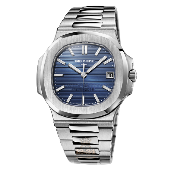 Patek Philippe Nautilus Watch 5711/1P 40 mm Platinum Case Dark blue Dial