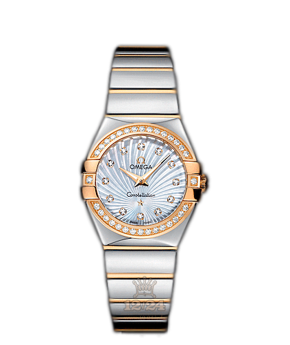 Omega Constellation Watch 123.25.27.60.55.008 27 mm Steel / Yellow gold Case White Dial