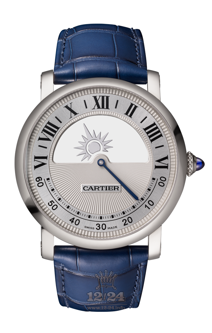 Cartier Rotonde de Cartier Watch WHRO0043 40 mm White gold Case White Silver Dial