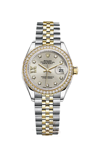 Rolex Datejust Watch 279383rbr-0003 28 mm Steel / Yellow gold Case Silver Dial