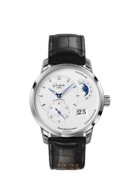 Glashutte Pano Watch 1-90-02-42-32-01 40 mm Stainless steel Case White Dial