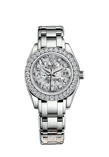 Rolex Pearlmaster Watch 80299-0163 29 mm White gold Case Gray Dial