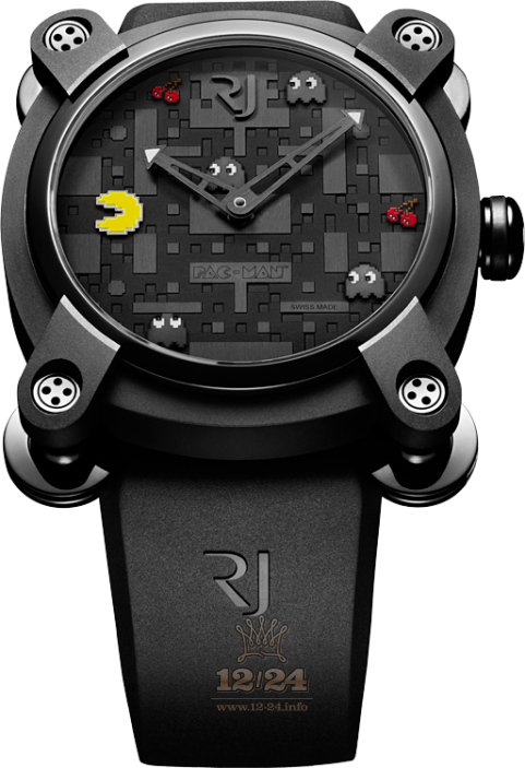 Romain Jerome Collaborations Watch RJ.M.AU.IN.009.02 46 mm Stainless steel PVD coating Case Black Dial