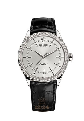 Rolex Cellini Watch 50609rbr-0008 39 mm White gold Case Gray Dial
