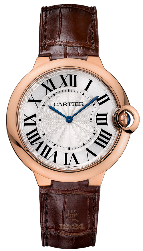 Cartier Ballon Bleu de Cartier Watch W6920083 40 mm Pink gold Case Silver Dial