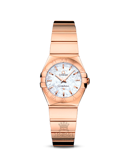 Omega Constellation Watch 123.50.24.60.05.003 24 mm Pink gold Case White Dial