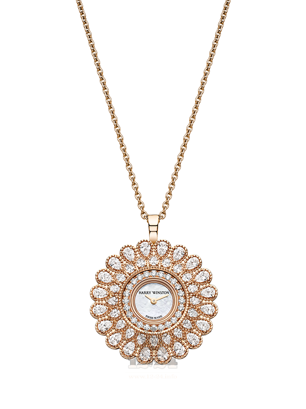 Harry Winston High Jewelry Timepieces Watch HJTQHM36RR001 36 mm Pink gold Case White Dial