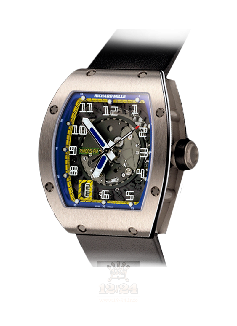 Richard Mille Men's Collection Watch RM 005FM-Pt 48 mm Platinum Case