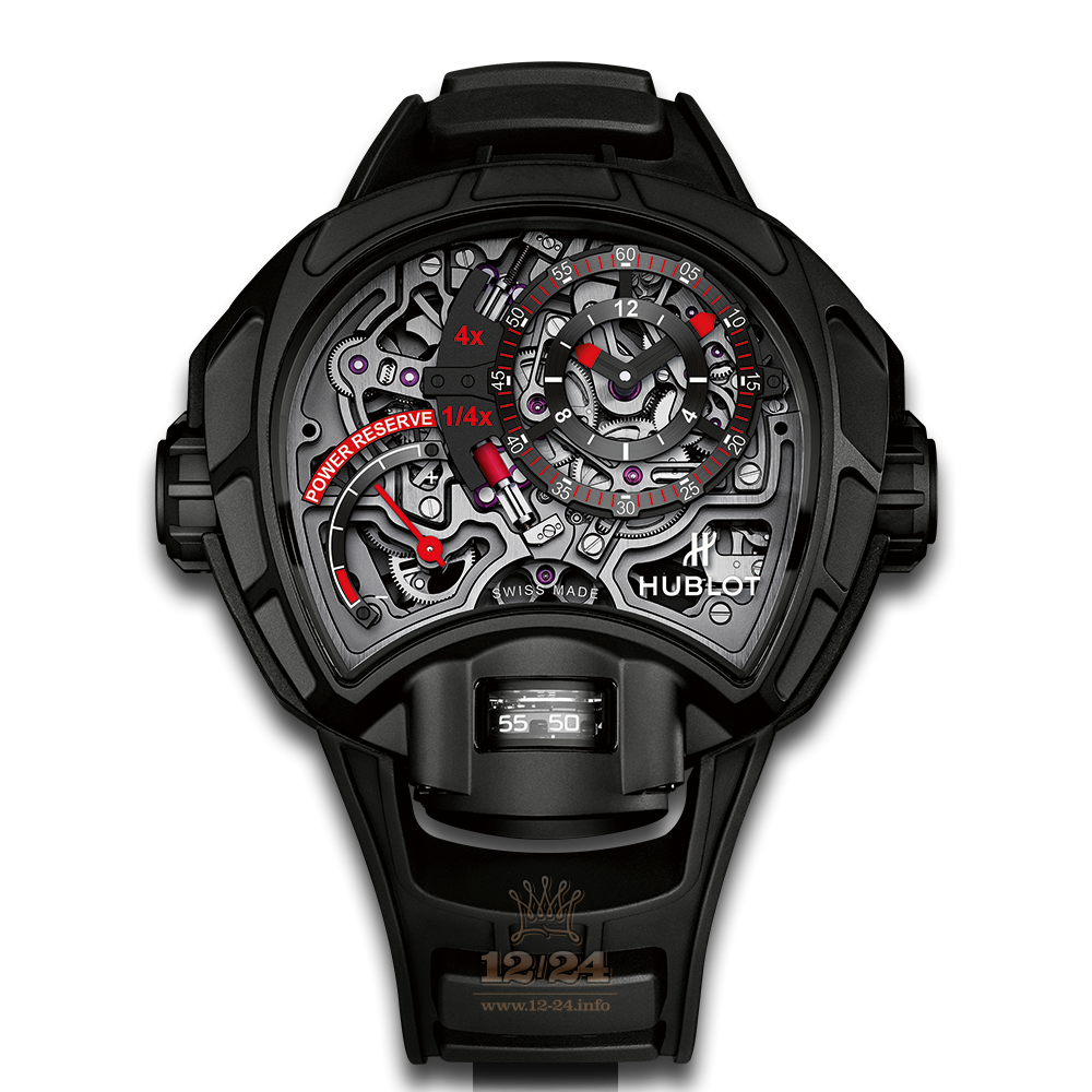 Hublot MP Collection Watch 912.ND.0123.RX Titanium Case Black Gray Dial