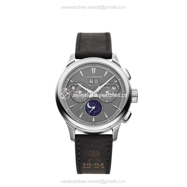 Chopard L.U.C Watch 168611-3001 45 mm Titanium Case Gray Dial