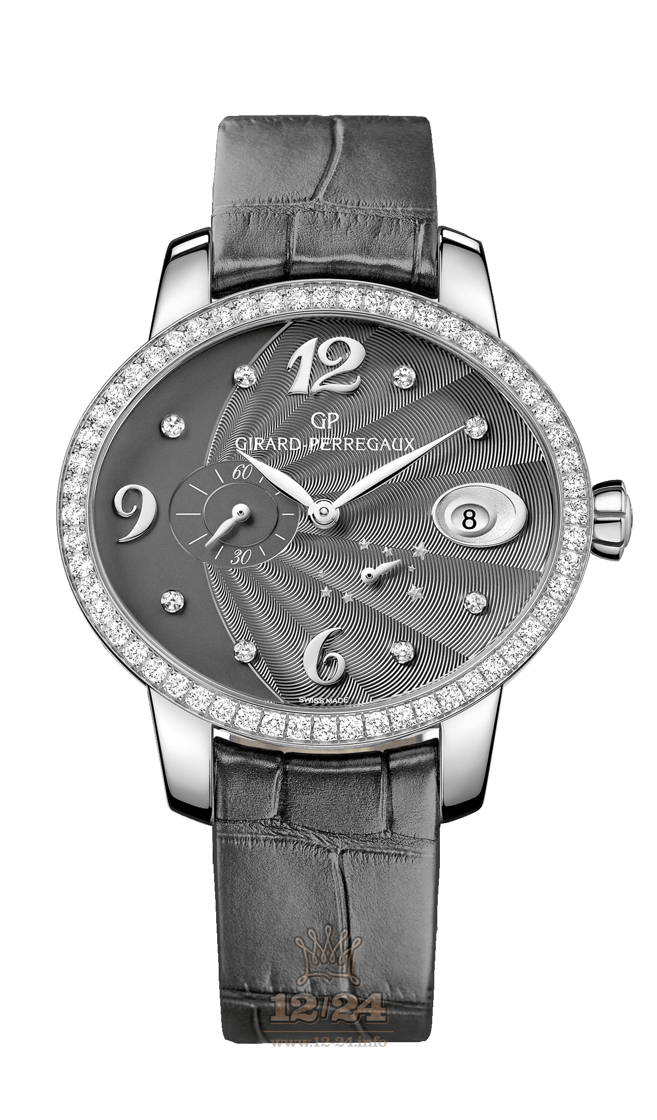 Girard Perregaux Cats Eye Watch 80486D11A862-CK8A 38 mm Stainless steel Case Black Dial